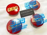 Bbs Wheel Center Caps 70MM Genuine Emblem Red Gold 3D Logo Set 4PCS 56.24.120 New. Price: $203.39.