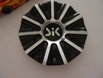 Jik Black/silver Metallic Custom Wheel Center Cap # XC-154L Used. Price: $68.39.