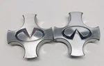 1991-93 Infiniti G20 Chrome Wheel Center Caps Pair (2) Oem Used #40342-63J00. Price: $24.00.