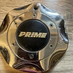 Prime Wheels Chrome Custom Center # C0400-0 (1 Cap) Used. Price: $28.00.