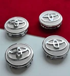 Toyota Wheel Center Caps Silver Hub Chrome Logo For Rims Corolla Prius 2009-2015 Used. Price: $23.78.