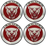 Jaguar Growler Red Wheel Center Caps Xj Xk Xf Xe F-type E-pace Genuine Set Of 4 New. Price: $106.95.
