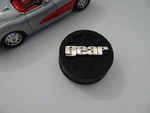Gear Black Custom Wheel Center Cap # 513K82, S1003-09 Used. Price: $30.39.