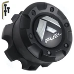 Fuel Matte Black Wheel Rim Center Cap # 1001-60B / 1000-55 (1) New + Bolts. Price: $36.00.