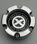 *used American Racing Chrome Snap Wheel Center Cap 391K80. Price: $14.99.
