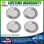 4PACK Chrome 22" Spoke Wheel Center Caps W/ Ring For 2007-14 Cadillac Escalade New. Price: $49.99.