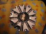 Ave Wheels Chrome Custom Center Caps # C004901 CAP/A601 Used. Price: $50.00.