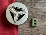 #b 1) 2014 2019 Polaris Slingshot Wheel Center Plastic CAP-579 Used. Price: $21.95.