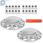 33MM Lug Nuts Wheel Center Cap Chrome Front Axle Cover With Hub 1 Pair New. Price: $41.38.