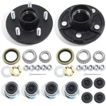 2SETS Trailer Hub Kits On 4.5 For 3500 Lbs 1-1/16'' To 1-3/8'' Tapered Axle... New. Price: $87.38.