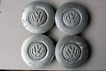 Genuine Vw Volkswagen 1H0601149A Silver Alloy Wheel Center Cap Cover Hub Set Used. Price: $69.95.