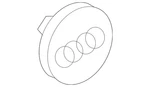 Genuine Audi Center Cap 4B0-601-170-A-7ZJ New. Price: $45.31.