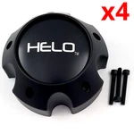 Set Of Helo Satin Black HE878 HE886 Bolt On 5X5.5 Center Cap 1079L145AHE1SB New. Price: $110.00.