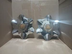 1999-2000 (X2) Oem Cadillac Escalade Chrome Center Wheel Caps 16" Pair Used. Price: $55.00.