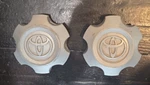 2X Genuine Toyota Wheel Center Cap Hub 42603 0K060 Used. Price: $66.75.