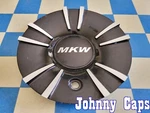 Mkw Wheels # Cap M-596 Custom Metal Black & Silver Center 38 (qty. 1) Used. Price: $38.99.
