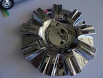 Rock*starr Alloy Wheel Chrome Custom Center # CAP411L176-2 Used. Price: $91.19.