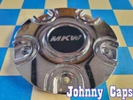 Mkw Wheels # C-377-D Chrome Custom Center Cap 85 (qty. 1) Used. Price: $69.50.