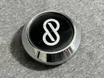 Enkei Custom Wheel Center Cap Chrome Finish Black SPCJ46 2 5/8" Used. Price: $11.21.