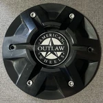 American Outlaw Gloss Black 20" Wheel Cover Center CAP5262-20 Used Hubcap. Price: $59.95.