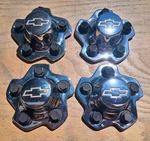 Chevy Blazer, S-10 Center Cap Set Of 4, Chrome, 1994-2005 Part # 15710201 Used. Price: $129.95.