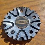 Dip Wheels Custom Center Cap, Black And Silver, Part # C10D50B 02 Used. Price: $49.95.