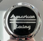 89-9035 American Racingw Heels Center Caps Used. Price: $25.00.