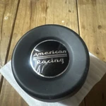 Black Closed Center Cap American Racing Push Through 4.25" Bore New 1425002SB. Price: $24.20.