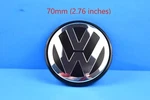 New 2004-2010 Volkswagen Touareg 70MM 2.7" Center Wheel Cap Logo 7L6601149B. Price: $17.45.