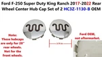 Ford F250SD King Ranch 2017-2022 Rear Wheel Center Hub Cap Set Of HC3Z-1130-B New. Price: $37.00.