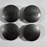 Lot 4 Jeep Center Cap 2.5" Matte Gray Finish For Cherokee Compass Wrangler Used. Price: $59.99.