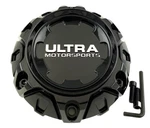 New Ultra Motorsports Gloss Black Bolt On Wheel Center Cap A89-0056BK. Price: $59.95.