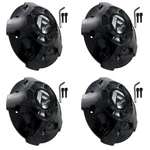 Fuel Wheels Gloss Black Center # 1003-88GBR (4 Caps) New + Bolts. Price: $152.00.