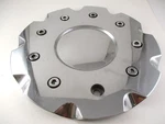 Symbolic 8 1/4" Chrome Custom Wheel Center #90072410F-1 (for Cap) Used. Price: $47.49.