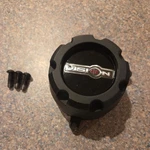 Vision Wheels Flat Matte Black Center Cap C398SB-6V C310-14 Bolts Included! New. Price: $28.00.