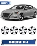 16" 4 Pack Hubcaps Snap On Wheel Covers Replacement For 2019-2025 Nissan Altima New. Price: $49.99.