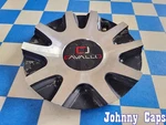 Cavallo Wheels # C275L175A Black/silver Metal Center Cap 58 (qty. 1) Used. Price: $61.48.