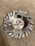 Cavallo Chrome Center Cap. C262L175S One Used. Price: $53.00.