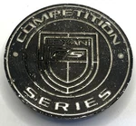 022-CAP Lexani Black / White Wheel Center Used. Price: $35.94.