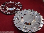 Radd Wheels Chrome Custom Center Caps Set Of 2 # 403L178 New. Price: $129.00.