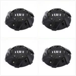 4X Satin Black Tuff Wheels C611901 Center Hub Cap CCTT11DDSBC W/screws New. Price: $95.99.