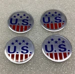 (4) U.s. Mag Wheel Rim Center Cap Logo 2 Rigid Emblem / Sticker New. Price: $33.97.
