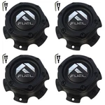 Fuel Wheels Flat Black Custom Center # 1004-27MB / 1004-26 New (4 Caps). Price: $144.00.