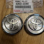 2 New Toyota Camry Corolla Highlander Oem Center Wheel Cap Rim Hub Cover Chrome. Price: $31.99.