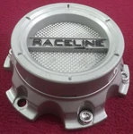Raceline Wheels Silver Custom Center Cap # C318L136S / C318L139S (1) Used. Price: $39.95.