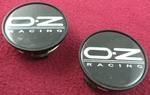 Oz Racing Wheels Black W/ Script Custom Center Caps Set Of 2 # MC-1 Used. Price: $49.45.