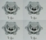 Chrome Lug AR604 American Racing 3565293CH Wheel Rim Center Caps With Screws Used. Price: $93.00.