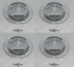 4 Deal MC2 Forged Chrome Metal 7" Diameter Wheel Rim Center Caps With Screws New. Price: $129.95.