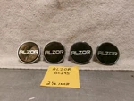 BC295 Alzor 1/2INCH Black And Chrome Center Caps Set Of 4 Used. Price: $50.00.
