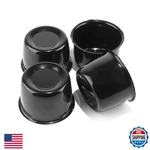 Rheedal 4PCS 3.37" Stainless Trailer Wheel Center Caps Push Through 3.31" Bore New. Price: $58.77.